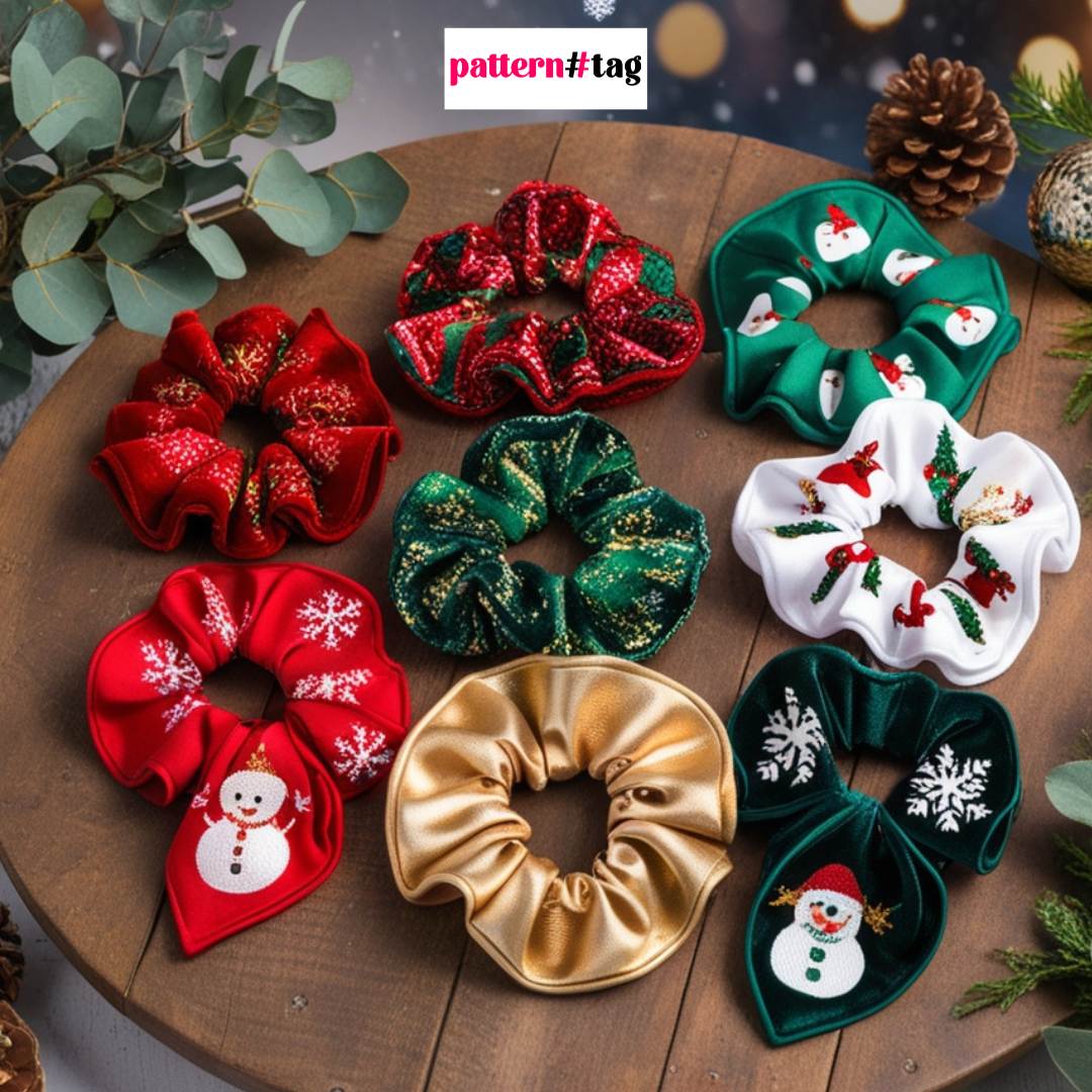 Gadget di Natale Personalizzati per Aziende Hair Care Foulard e Scrunchies con il tuo logo