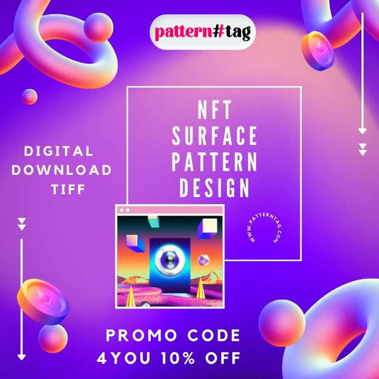 How to create NFTs high resolution surface pattern designs