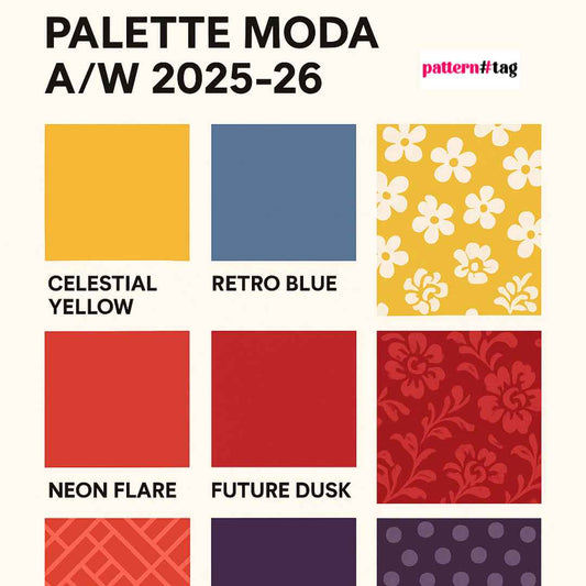 Palette moda Autumn/Winter 2025‑26 per i pattern: come progettare stampe vincenti