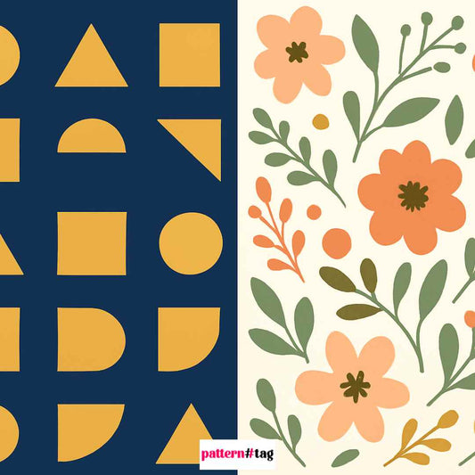 Pattern geometrici vs floreali: quale funziona meglio nel design moderno