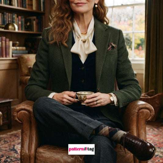 Stile Dandy Donna Autunno Inverno 2026/2027: come reinterpretarlo (anche in casa) con tessuti e pattern giusti