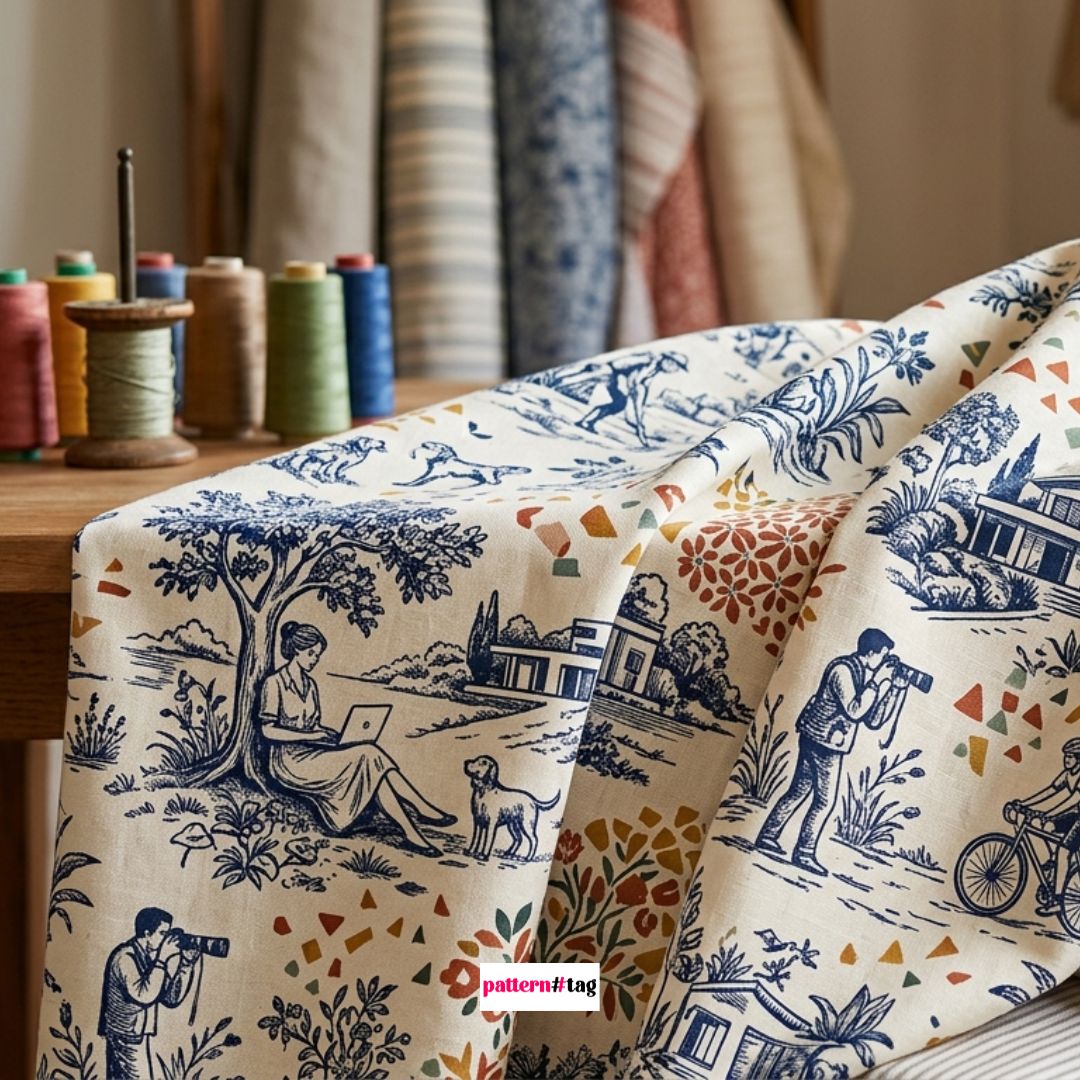 Toile de Jouy Moderna: il fascino di un grande classico reinterpretato su tessuto