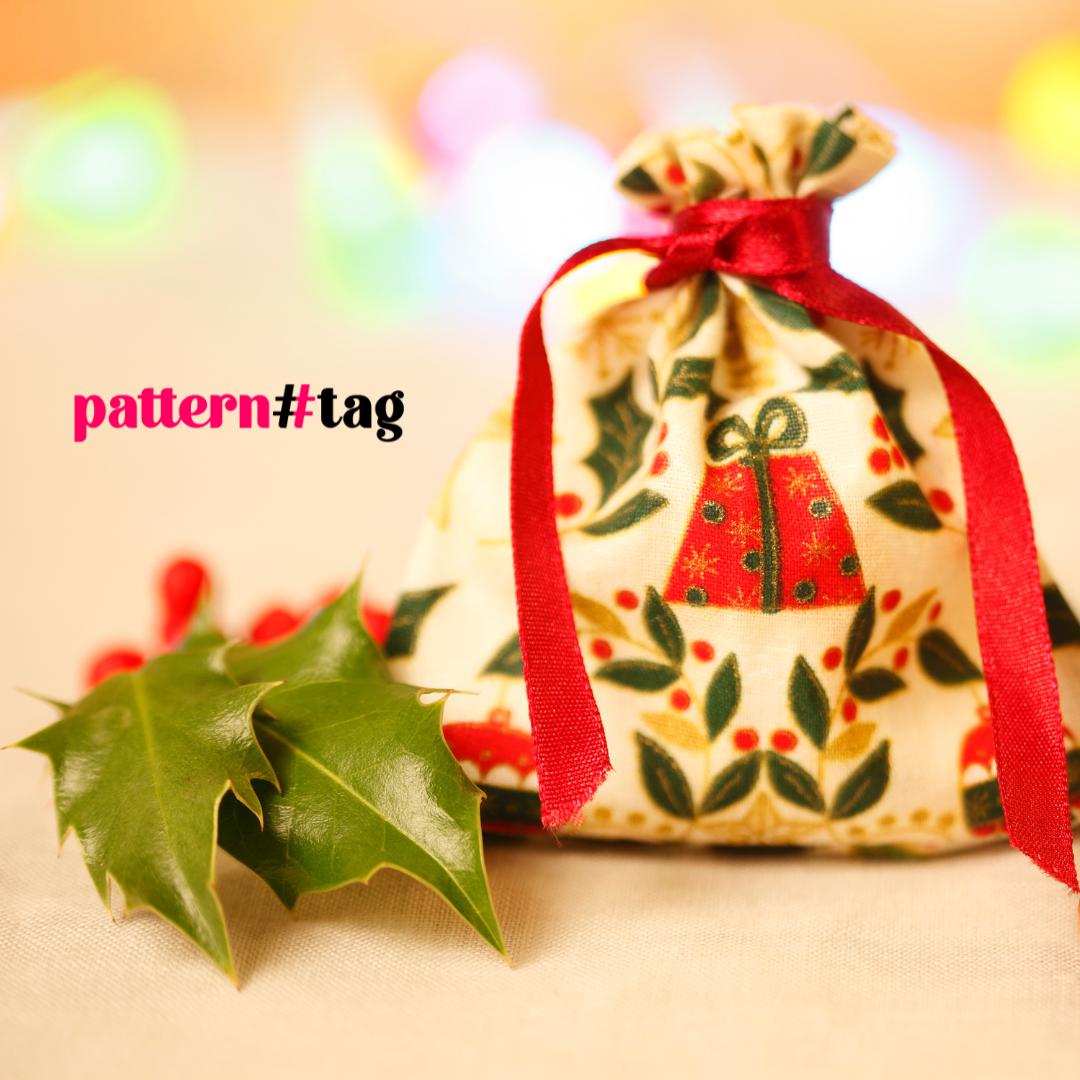 Tutorial Sacchetti di Stoffa e Ghirlande di Natale patterntag