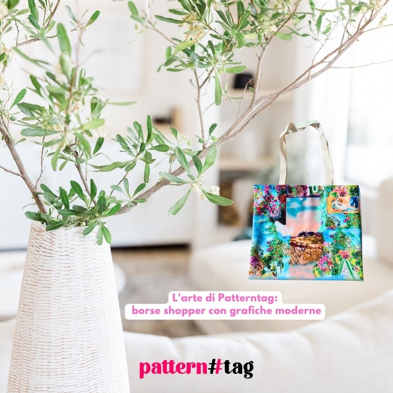 L'arte di Patterntag: borse shopper con grafiche moderne