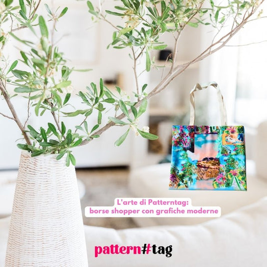 L'arte di Patterntag: borse shopper con grafiche moderne