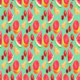 Pattern design conversational moderno frutta anguria - Patterntag