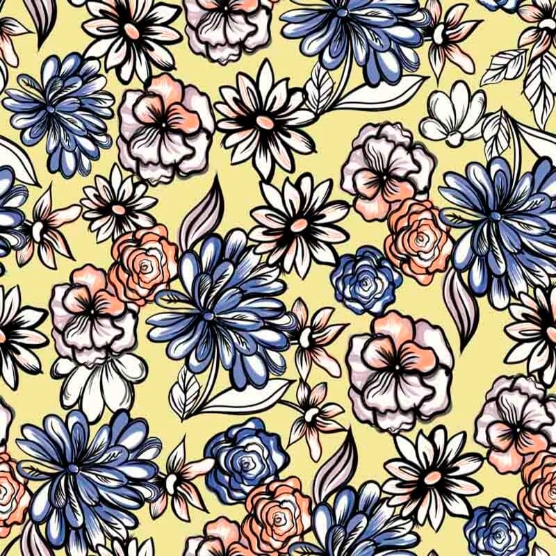 Surface Pattern design flowers modern - Patterntag