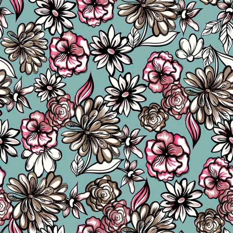 Surface Pattern design flowers modern - Patterntag