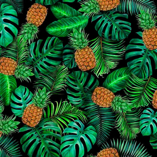 Pattern design tropical ananas - Patterntag