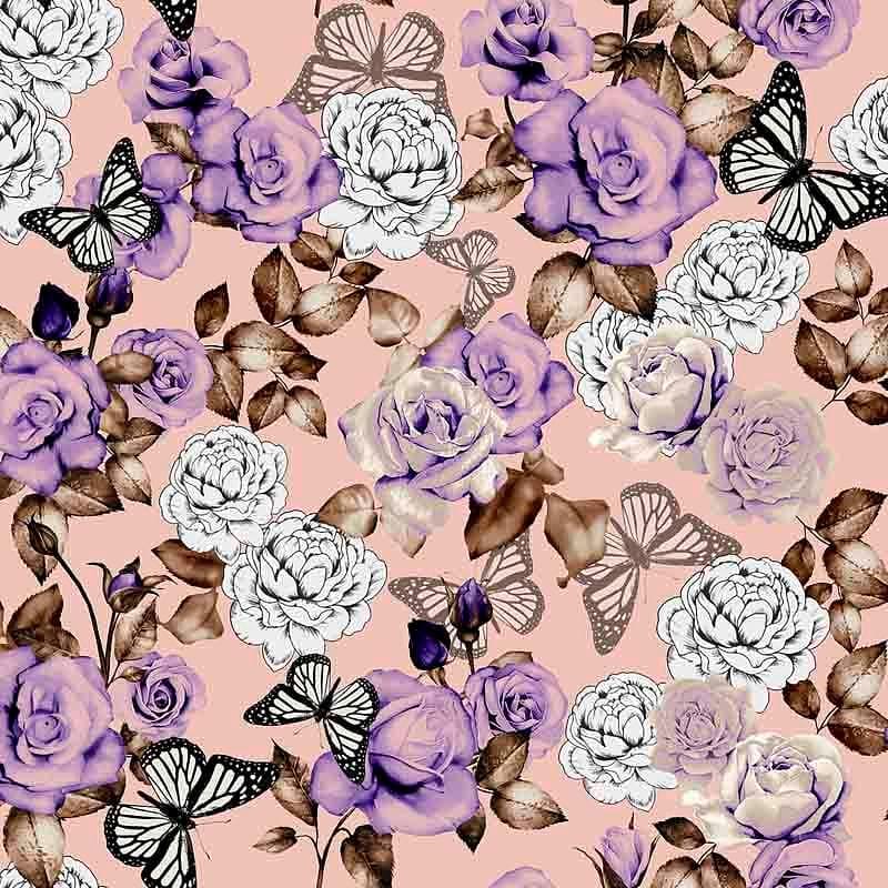 Pattern design flowers fiori raffinato - Patterntag