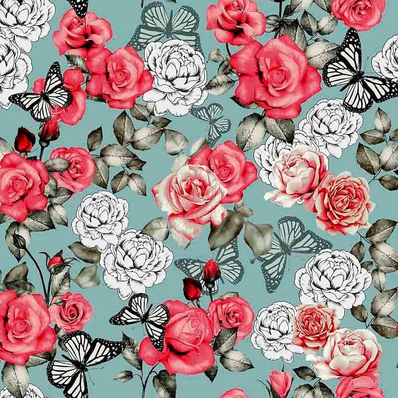 Pattern design flowers fiori raffinato - Patterntag