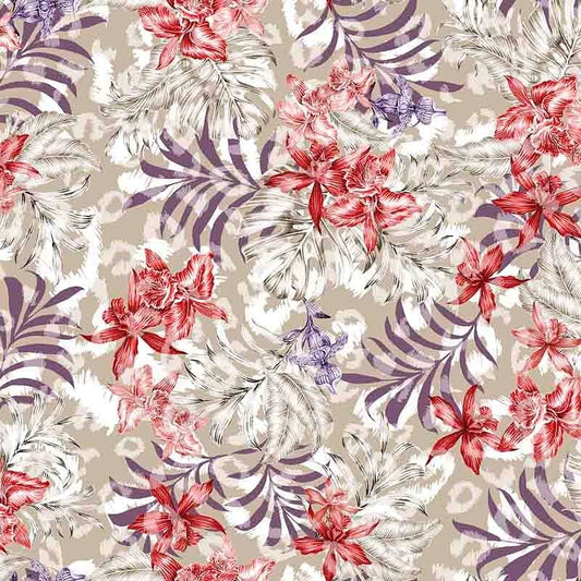 Pattern design tropical fiori moderno - Patterntag