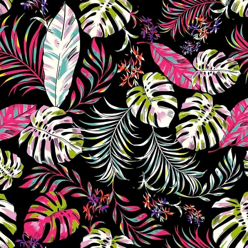 Pattern design tropical pop - Patterntag