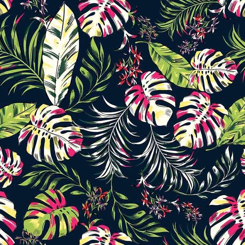 Pattern design tropical pop - Patterntag