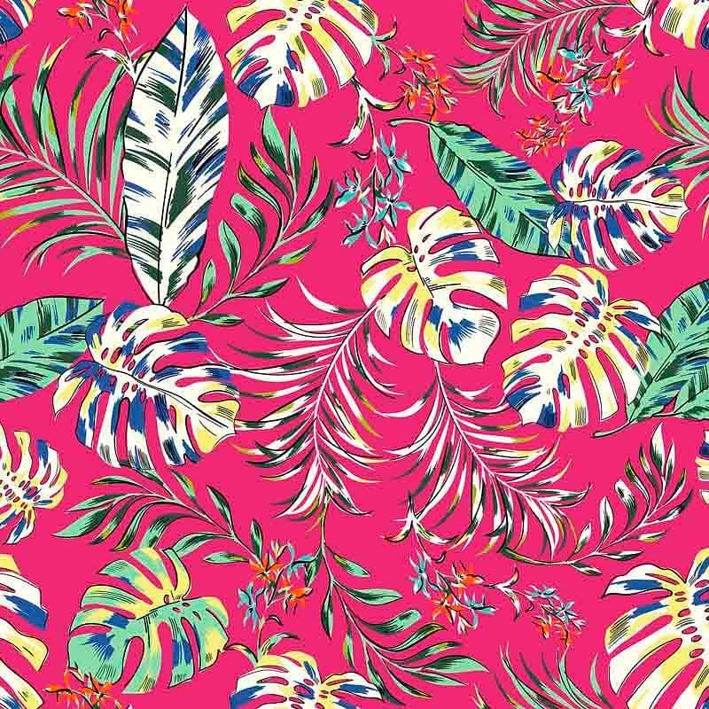 Pattern design tropical pop - Patterntag