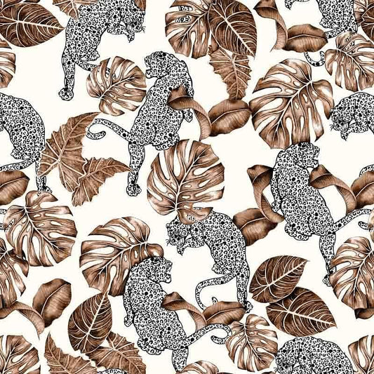 Pattern design tropical leopardo - Patterntag