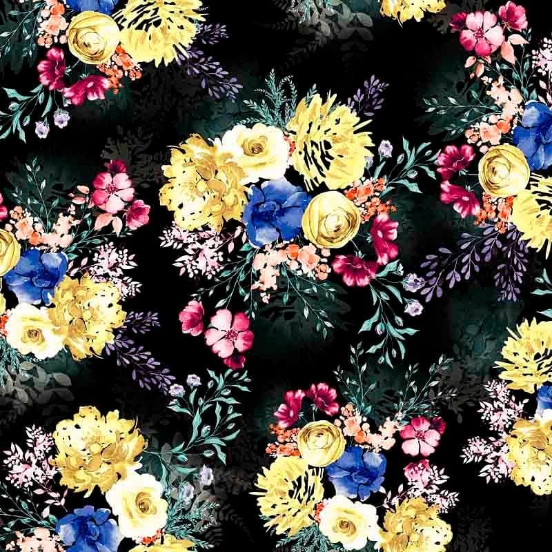 Pattern design flowers fiori raffinato - Patterntag