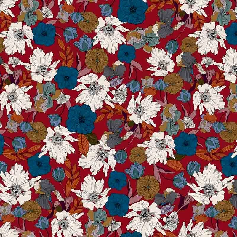 Pattern design flowers fiori raffinato - Patterntag