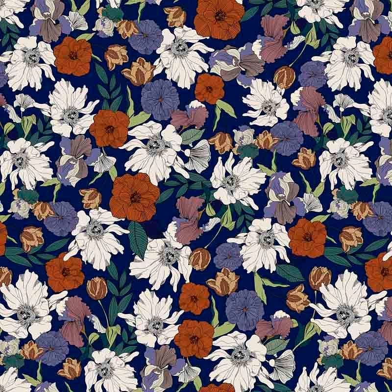 Pattern design flowers fiori raffinato - Patterntag