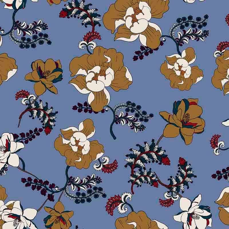 Pattern design flowers fiori raffinato - Patterntag