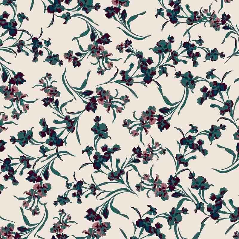 Pattern design flowers fiori raffinato - Patterntag