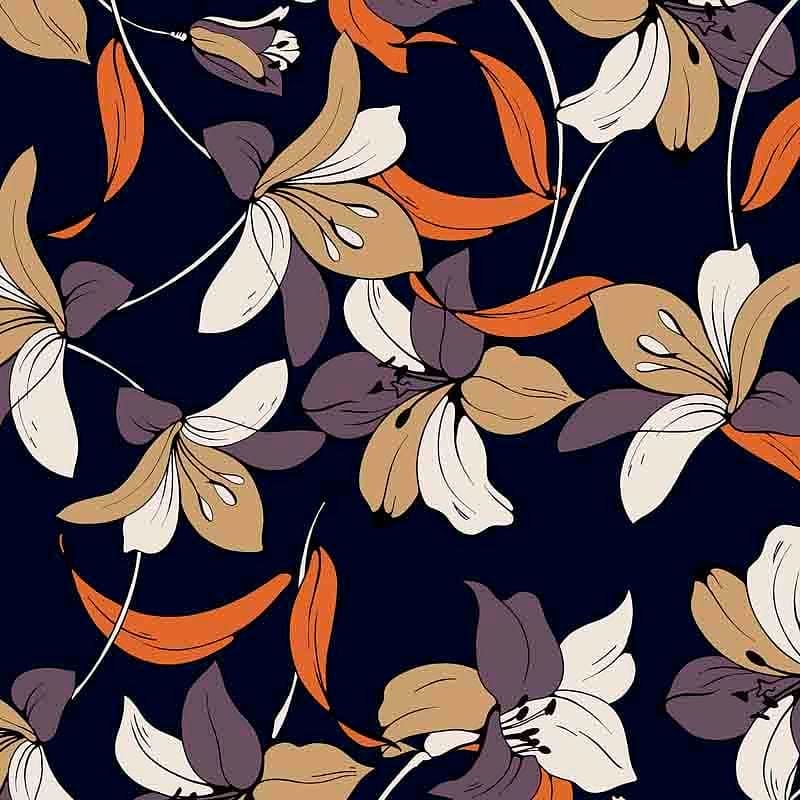 Pattern design flowers fiori raffinato - Patterntag