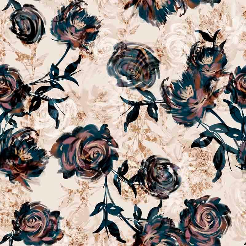 Stampa Surface Pattern design flowers elegant