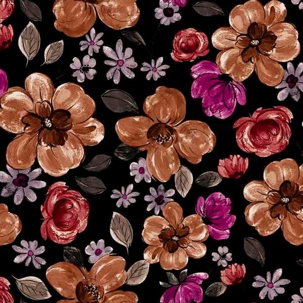 Stampa Surface Pattern design flowers elegant