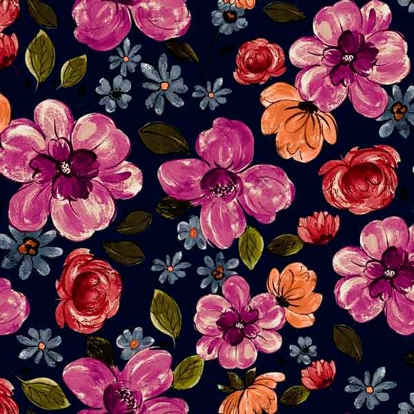 Stampa Surface Pattern design flowers elegant