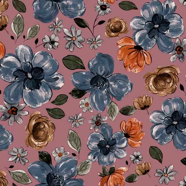 Stampa Surface Pattern design flowers elegant