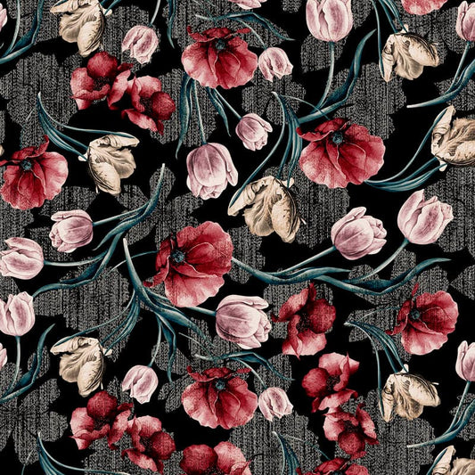 Stampa del Pattern design flowers fiori artistic