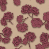 Pattern design flowers fluo