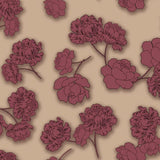 Stampa del Pattern design flowers fluo