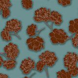 Pattern design flowers fluo