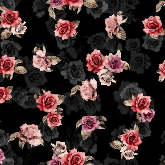 Stampa del Pattern design flowers modern