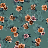 Stampa del Pattern design flowers modern