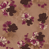 Stampa del Pattern design flowers modern