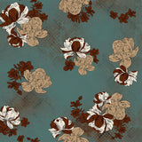 Stampa del Pattern design flowers modern