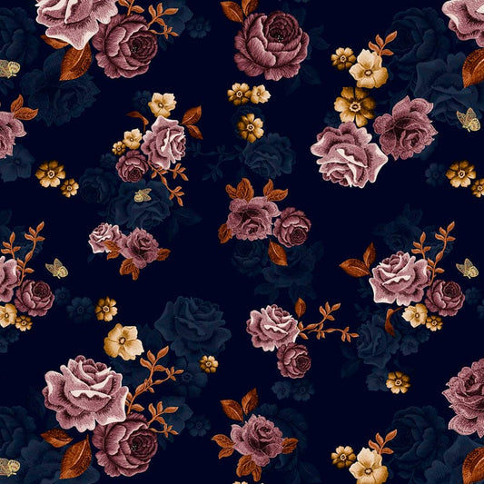 Stampa del Pattern design flowers modern