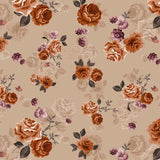 Stampa del Pattern design flowers modern