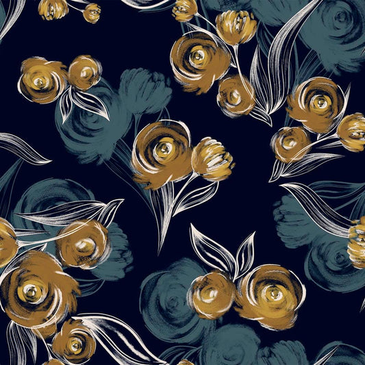 Stampa del Pattern design flowers raffinato