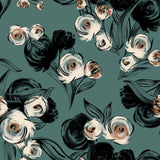 Pattern design flowers raffinato