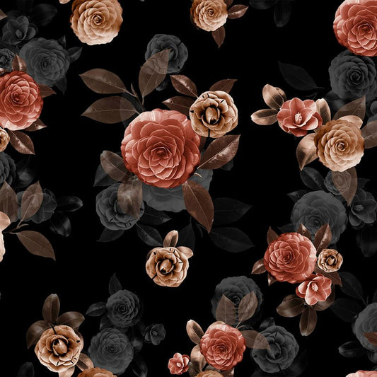 Stampa del Pattern design flowers moderno