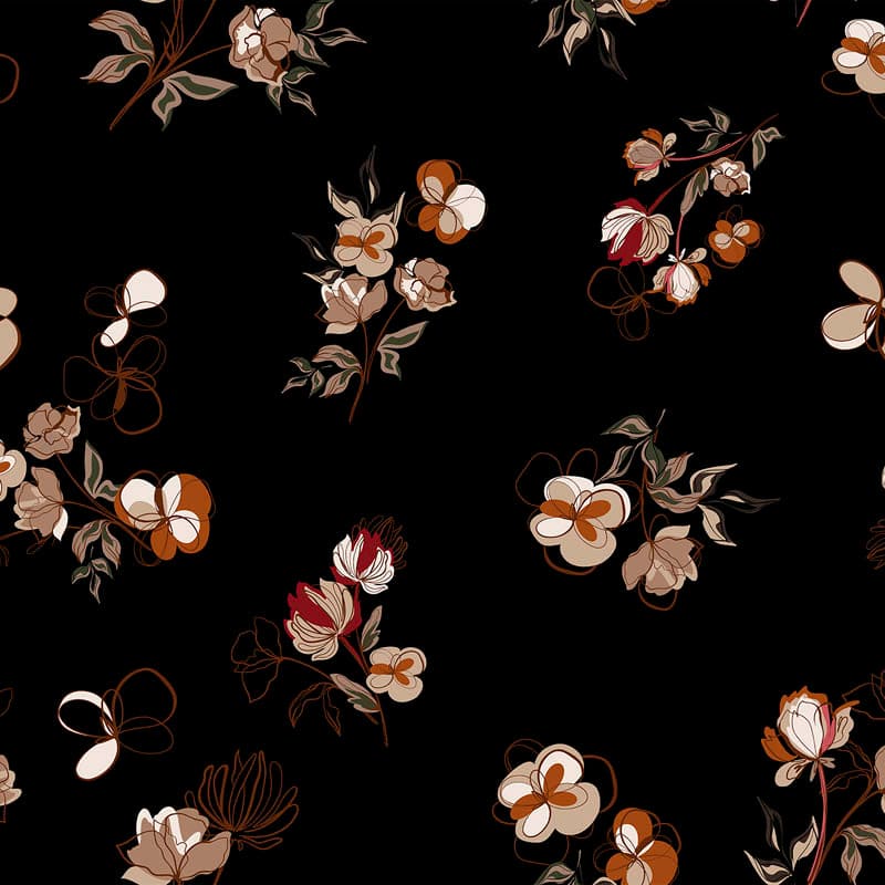 Pattern design flowers moderno