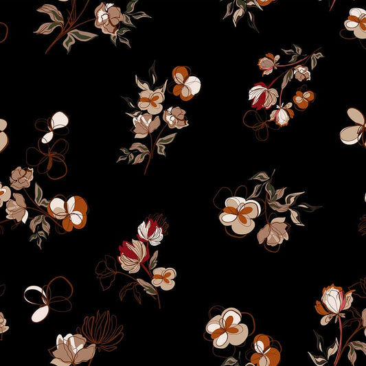 Pattern design flowers moderno