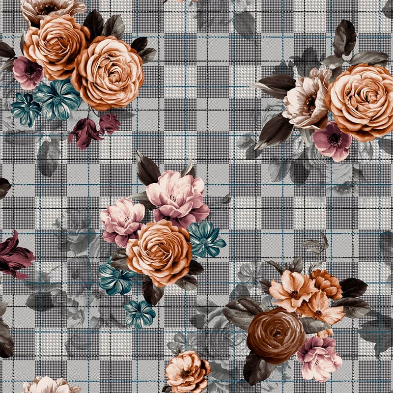 Pattern design flowers sartorial