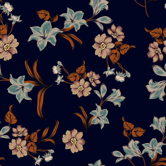 Stampa del Pattern design flowers pop