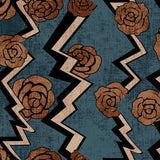 Stampa del Pattern design abstract flowers