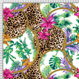 Pattern Estate leopardato con catena dorata