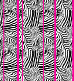 Pattern Estate Zebra elettrico Neon